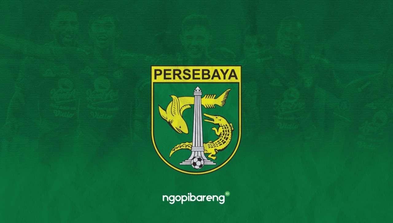 Ilustrasi logo Persebaya. (Grafis: Fa Vidhi/Ngopibareng.id)