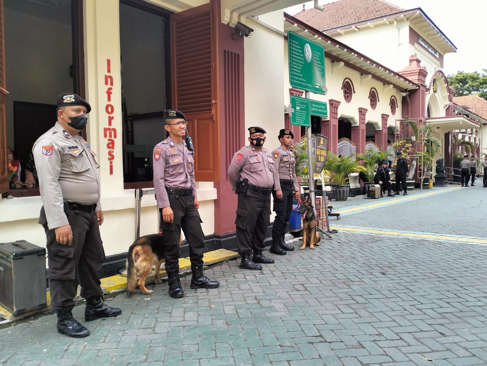 Polisi bakal jaga perbatasan saat sidang Kanjuruhan berlangsung (Foto: Andhi Dwi/Ngopibareng.id)