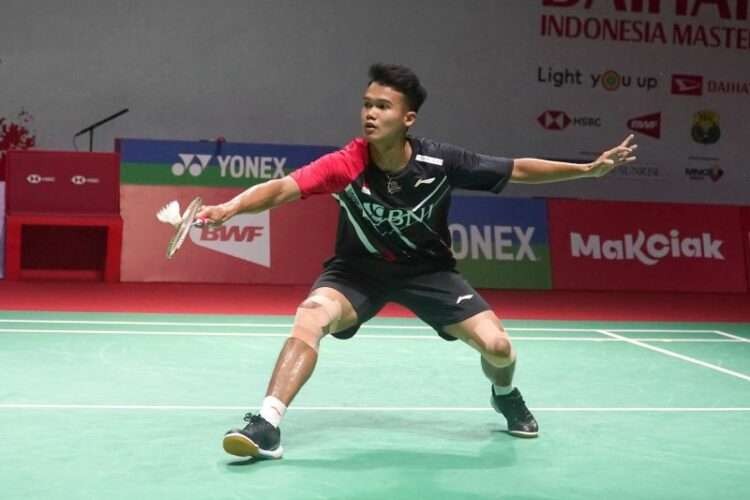 Tunggal putra Indonesia Christian Adinata tampil sebagai debutan pada pertandingan babak utama Indonesia Masters 2023. (Foto: Ant)