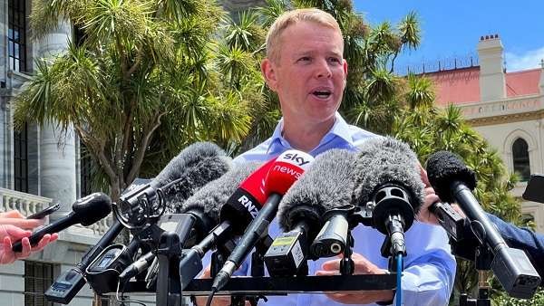 Chris Hipkins telah dilantik sebagai Perdana Menteri Selandia Baru ke-41, Rabu 25 Januari 2023 waktu setempat. (Foto: Sky News)