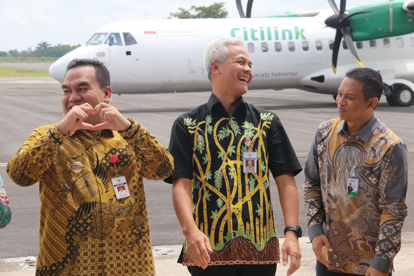 Bandara Ngloram Kembali Beroperasi, Ganjar optimistis ke depan animo masyarakat akan meningkat (Foto: Ahmad Sampurno/ Ngopibareng.id)