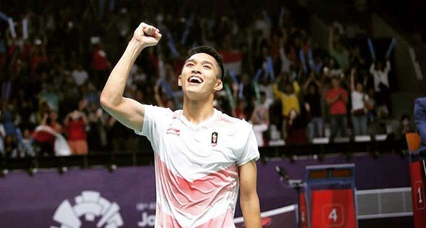 Jonatan Christie melaju ke final Indonesia Masters 2023. (Foto: Twitter/@jonatanchri979)