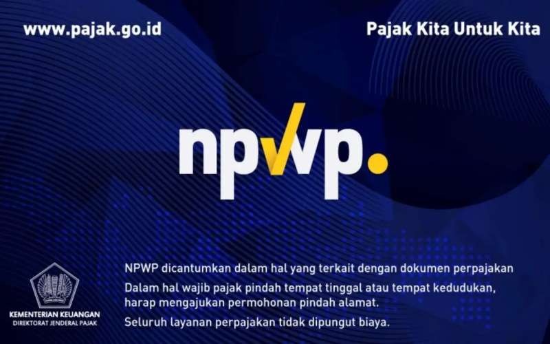 Nomor Pokok Wajib Pajak (NPWP). (Foto: pajak.go.id)