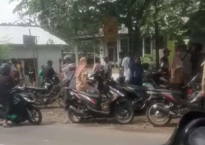 Video kecelakaan disebut penangkapan penculik anak di Jember (Foto: Tangkap layar video)