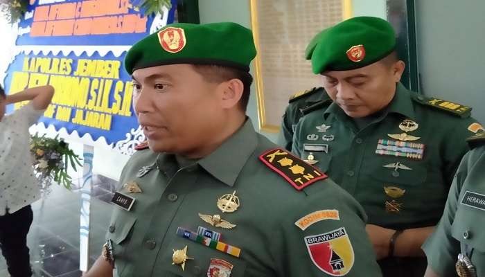 Letkol Inf Rahmat Cahyo Dinarso resmi memimpin Kodim 0824 Jember (Foto: Rusdi/Ngopibareng.id)