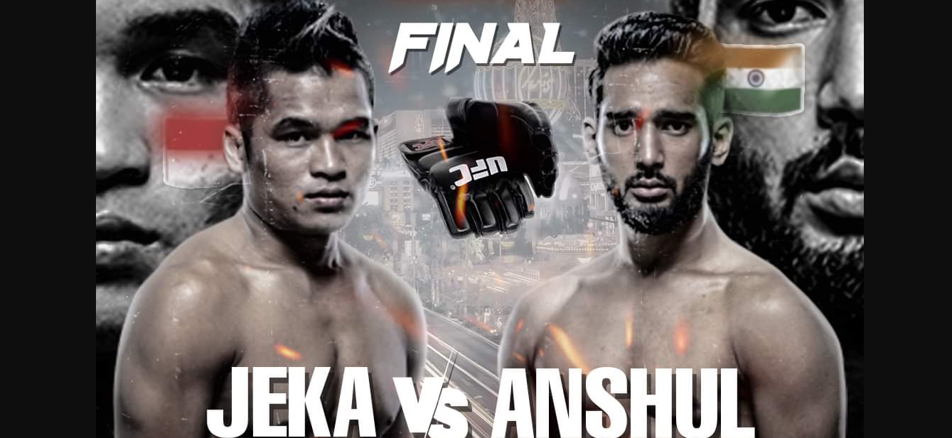 Final Road to UFC, Jeka Saragih vs Anshul Jubli, Minggu 5 Febuari 2023. (Foto: MMA)
