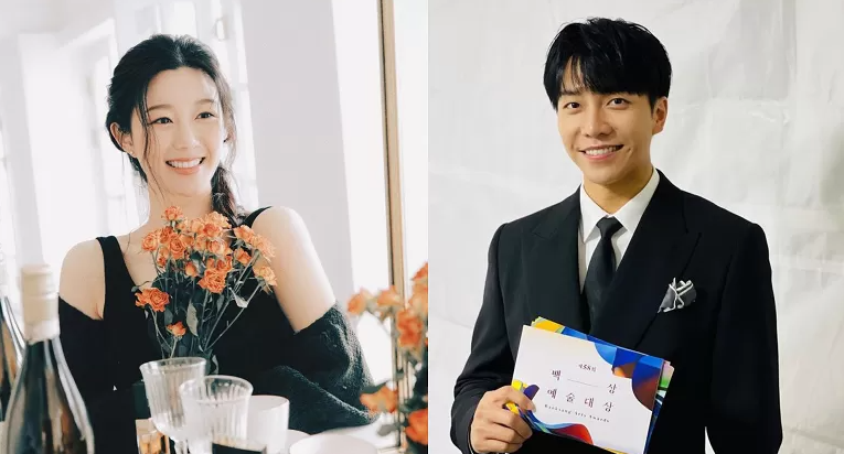 Pasangan Lee Seung-gi dan Lee Da-in akan menikah pada 7 April 2023. (Foto: Kolase Instagram)