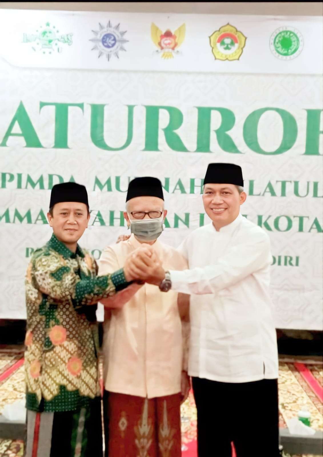 Dewan Pimpinan Daerah (DPD) Lembaga Dakwah Islam Indonesia (LDII) Kota Kediri mengucapkan selamat hari lahir satu abad Nahdlatul Ulama (NU) (Foto: Istimewa)