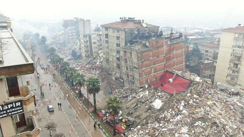 Kerusakan akibat gempa yang melanda Turki. (Foto: Reuters)