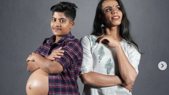 Kabar pasangan transgender di India hamil dan melahirkan, viral di media sosial. Mereka tercatat sebagai pasangan pertama di India yang memiliki anak. (Foto: @Instagram)