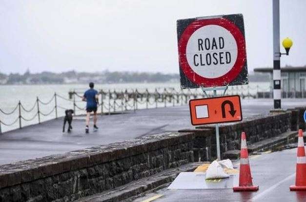 Selandia Baru umumkan darurat nasional akibat diterjang topan Gabrielle. (Foto: Twitter)