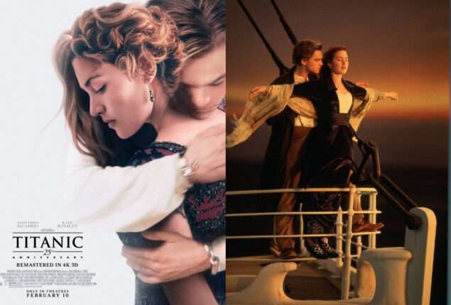 Poster film Titanic, merayakan 25 tahun kisah cinta abadi Jack Dawson dan Rose DeWitt Bukater. (Film: Paramount Pictures)