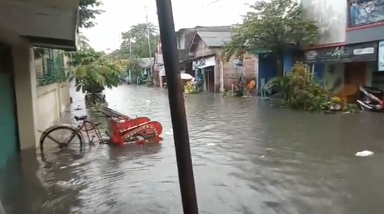 Banjir Solo. (Foto: Twitter)