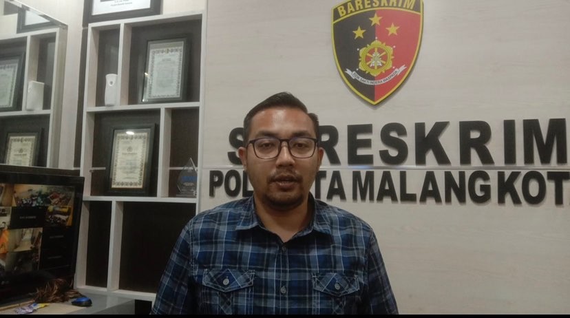 Kasatreskrim Polresta Malang Kota, Kompol Bayu Febrianto saat ditemui di ruangannya (Foto: Lalu Theo/Ngopibareng.id)