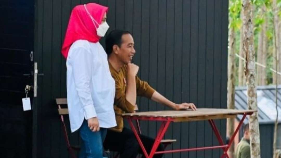 Presiden Jokowi dan Ibu Negara Iriana Jokowi menginap di IKN, Kamis 23 Februari 2023 malam. (Foto: Instagram @jokowi)
