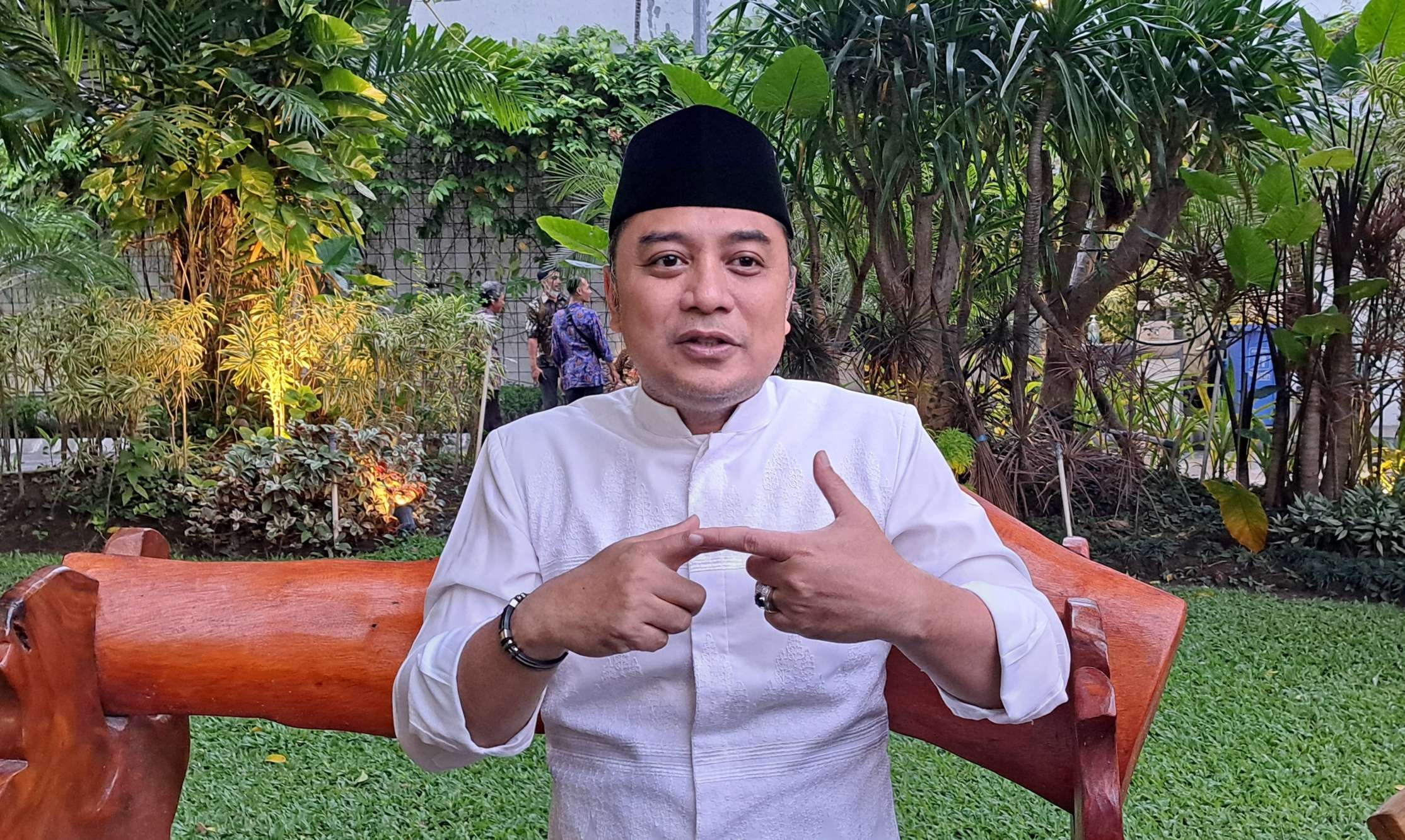 Walikota Surabaya, Eri Cahyadi saat ditemui di kediaman beberapa waktu lalu. (Foto: Pita Sari/Ngopibareng.id)