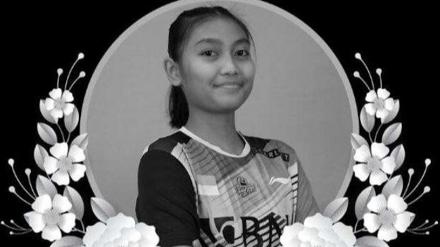 Salah satu pebulu tangkis muda Indonesia yang bermain di sektor ganda campuran, Az Zahra Putri Dania meninggal dunia, Senin 27 Februari 2023. (Foto: Twitter @INABadminton)