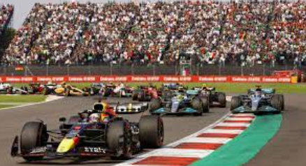 Deret mobil peserta balap Formula 1 di sirkuit. (Foto: F1)