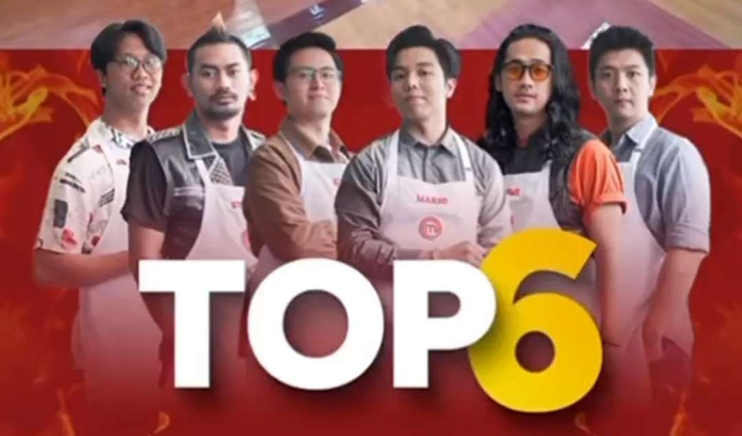 Top 6 MasterChef Indonesia menyisakan peserta pria. (Foto: Instagram @masterchefina)