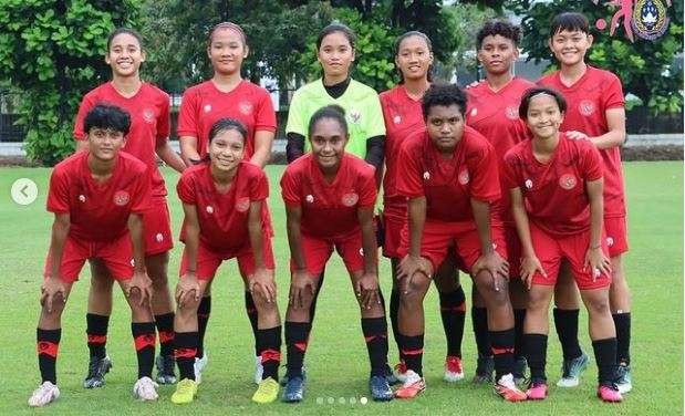 Timnas Sepak Bola Wanita Piala AFC U-20 Women's Asia Cup 2023. Pelatih Rudy Eka membawa 23 pemain ke Vietnam. (Foto: ASBWI)