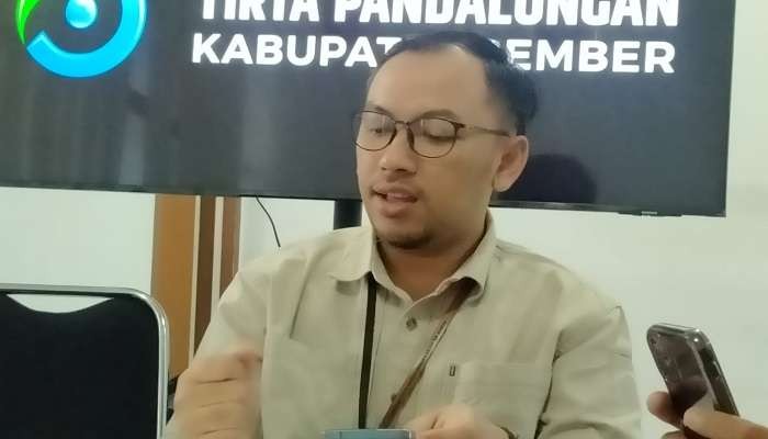 Direktur Utama Perumdam Tirta Pendalungan Jember, Miftahur Ridho. (Foto: Rusdi/Ngopibareng.id)