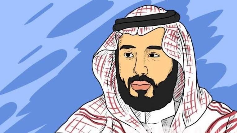 Pangeran Mohammad bin Salman (MBS), dalam ilustrasi.