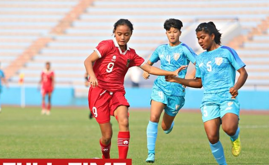 Timnas Indonesia kalah 0-6 melawan India di Piala AFC U-20 Women's Asian Cup, Kamis 9 Maret 2023. (Foto: ASBWI)