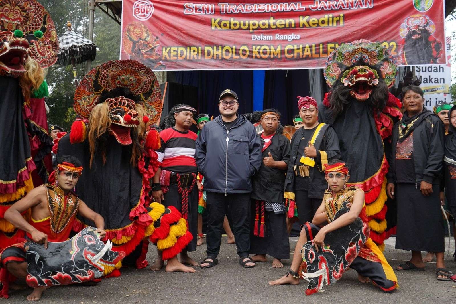 Pemkab Kediri Gelar Festival 1.000 Barong. (Foto: Kominfo Kabupaten Kediri)