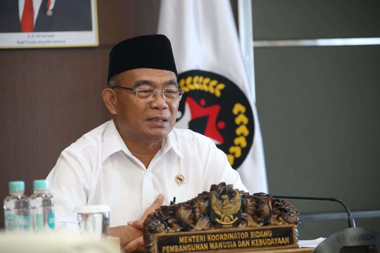 Menko PMK Muhadjir Effendy dalam Roadshow Percepatan Penurunan Stunting dan Penghapusan Kemiskinan Ekstrem yang dilaksanakan di Provinsi Kalimantan Tengah,  Kamis 16 Maret 2023. (Foto: istimewa)