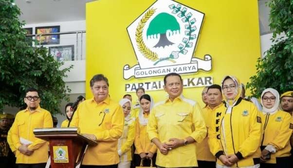 Ketua Umum DPP Partai Golkar Airlangga Hartarto tegaskan, Golkar satu suara dan kompak hadapi Pemilu 2023. (Foto: Media Golkar)