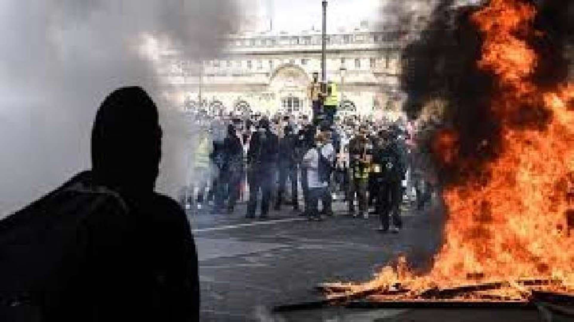 Protes nasional yang menentang reformasi pensiun Presiden Emmanuel Macron berujung rusuh. (Foto: afp)