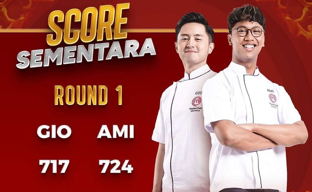 Grand final MasterChef Indonesia season 10 ronde 1 dimenangkan oleh Ami. (Foto: Instagram @masterchefina)