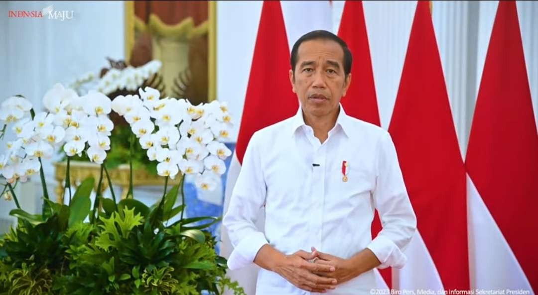 Presiden Jokowi tegaskan, larangan buka puasa bersama (bukber) untuk para pejabat, bukan masyarakat umum. (Foto: YouTube Setpres)