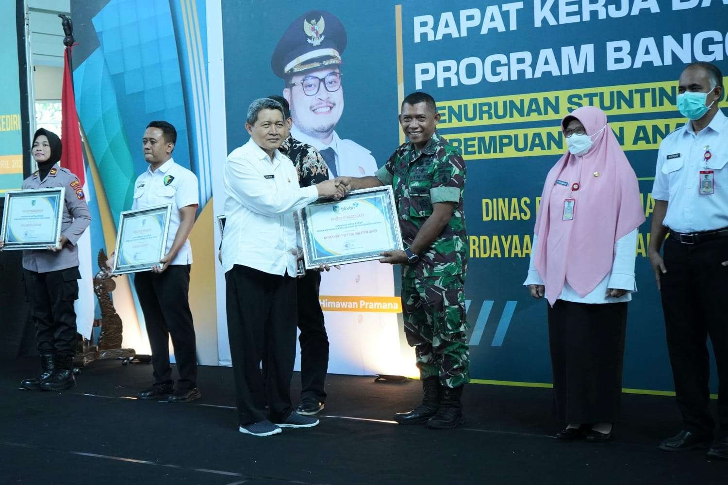 Pemkab Kediri Paparkan Kunci Sukses Turunkan Angka Stunting (Foto Kominfo Kabupaten Kediri)