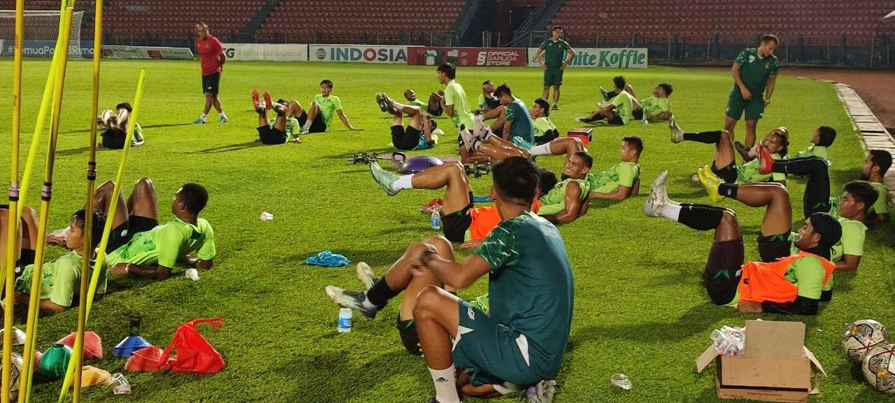 Persik Kediri anggap gaya bermain Persikabo 1973irip Persita Tangerang. (Foto: Fendi Lesmana/Ngopibareng.id)