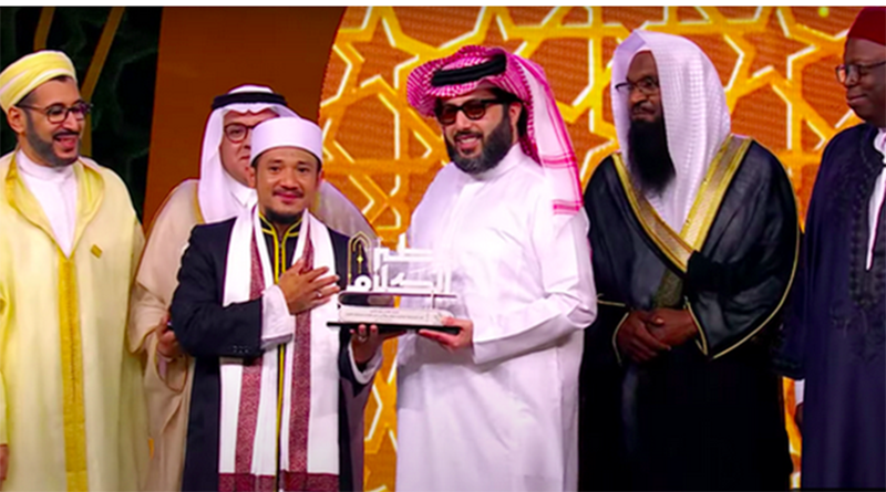 Diaa Al-Din juara kedua lomba azan internasional. (Foto: Twitter Otr ElKalam)