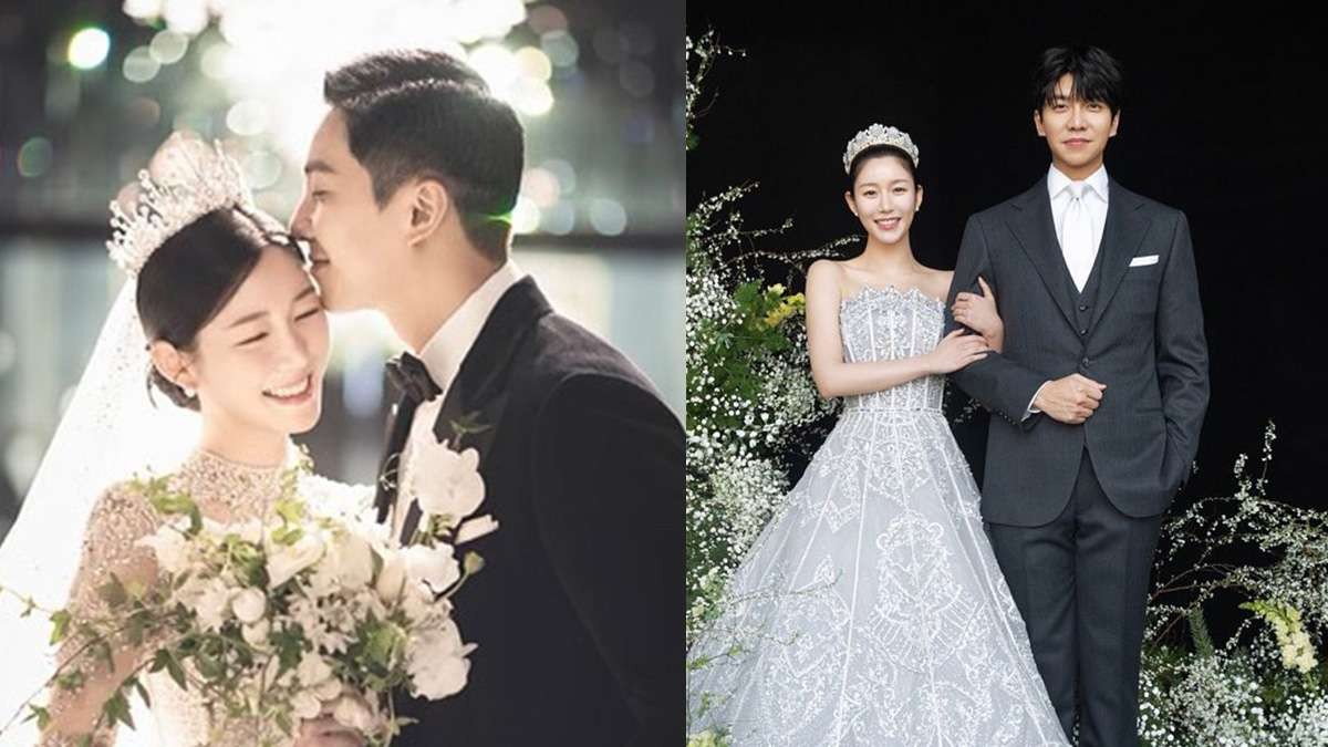 Pesta pernikahan pasangan Lee Seung Gi dan Lee Da In. (Foto: Instagram @byhumanmade)