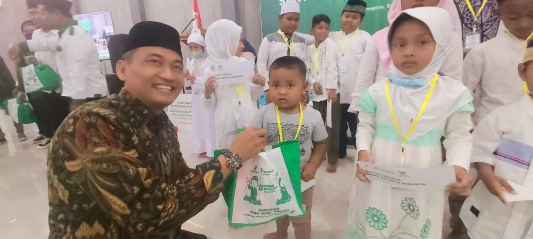 PT Pertamina EP Cepu (PEPC) Zona 12 melakukan kegiatan Safari Ramadan 2023 dengan berbagi bersama anak yatim dan dhuafa. (Foto: Humas PEPC)