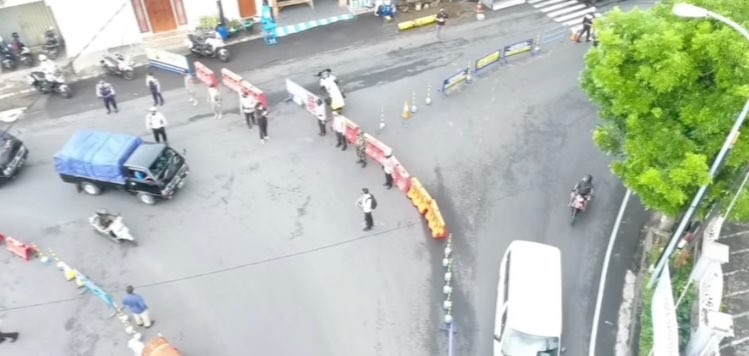 Arus kendaraan yang masuk ke Kota Batu (Foto: Instagram/@Satlantasresbatu)