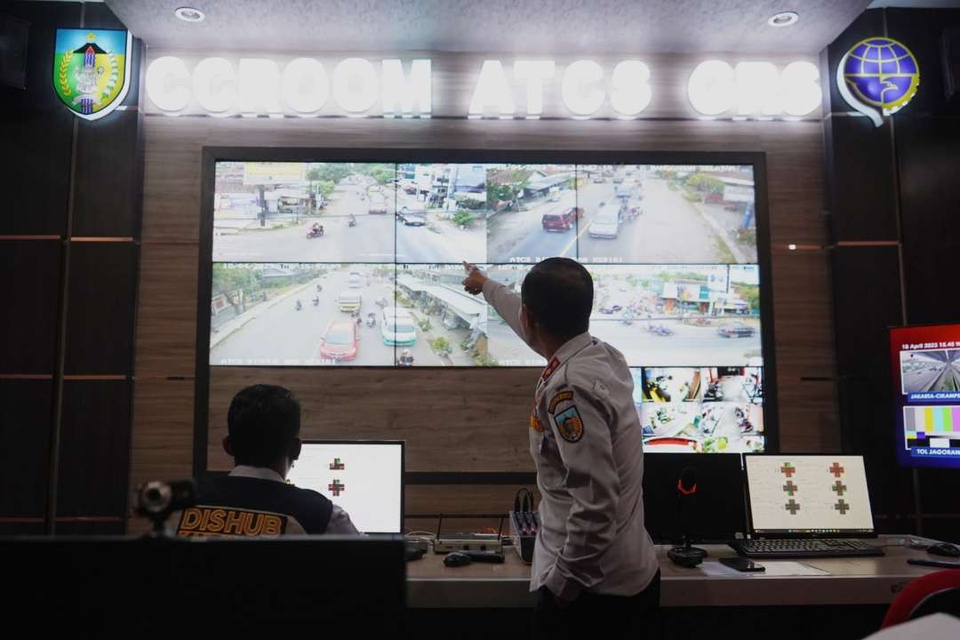 Pemerintah Kabupaten (Pemkab) Kediri menyiapkan Area Traffic Control System (ATCS) untuk merekayasa lalu lintas saat mudik lebaran. (Foto: Istimewa)