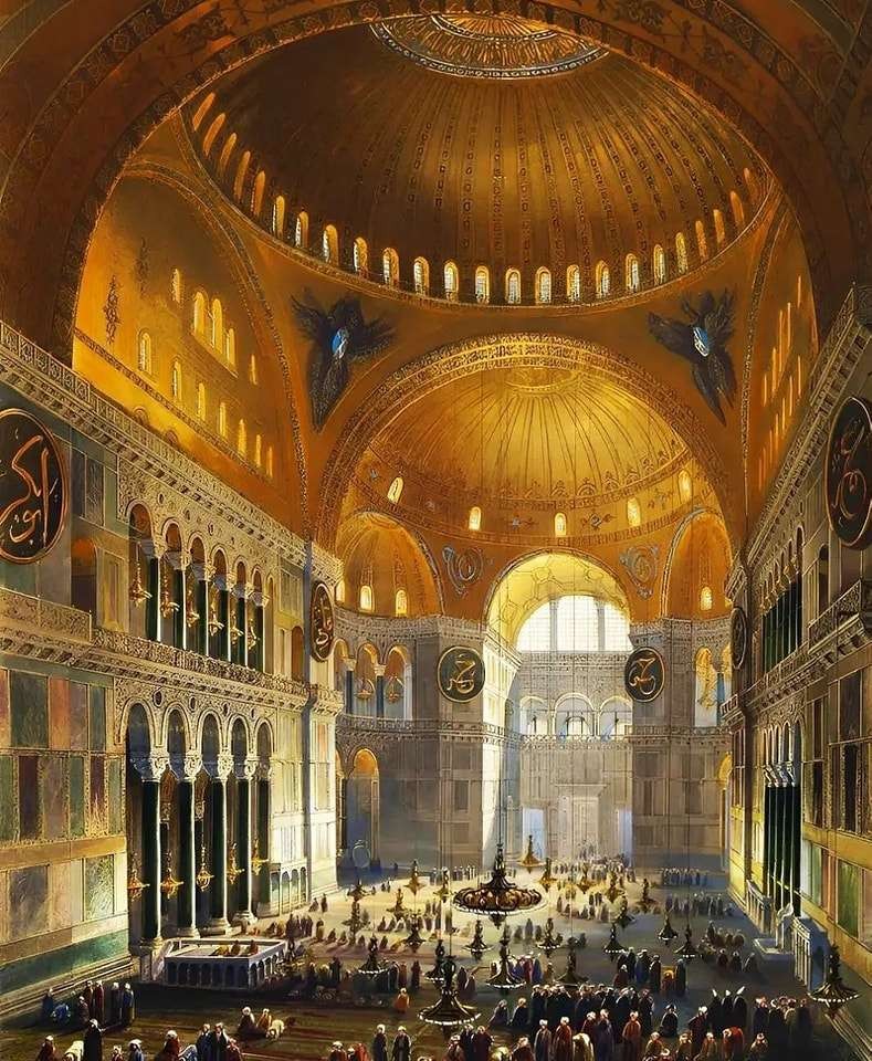 Hagia Sophia Istanbul Turki. (Ilustrasi)