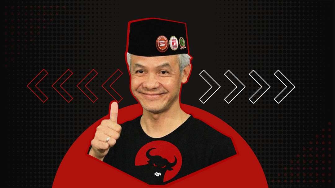 Ganjar Pranowo Capres 2024 sudah didukung empat partai politik. (Ilustrasi: Fa Vidhi/Ngopibareng.id)