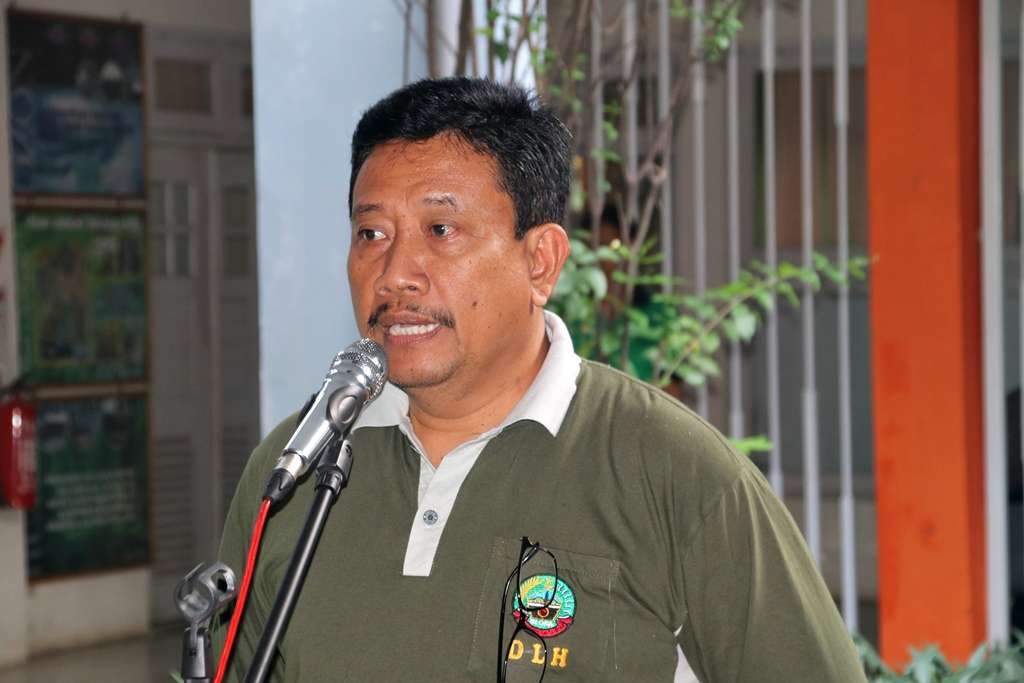 Kepala Dinas Lingkungan Hidup (DLH) Kabupaten Blora Istadi Rusmanto, menjelaskan, kenaikan produksi sampah meningkat saat Lebaran. (Foto: Ahmad Sampurno/Ngopibareng.id)