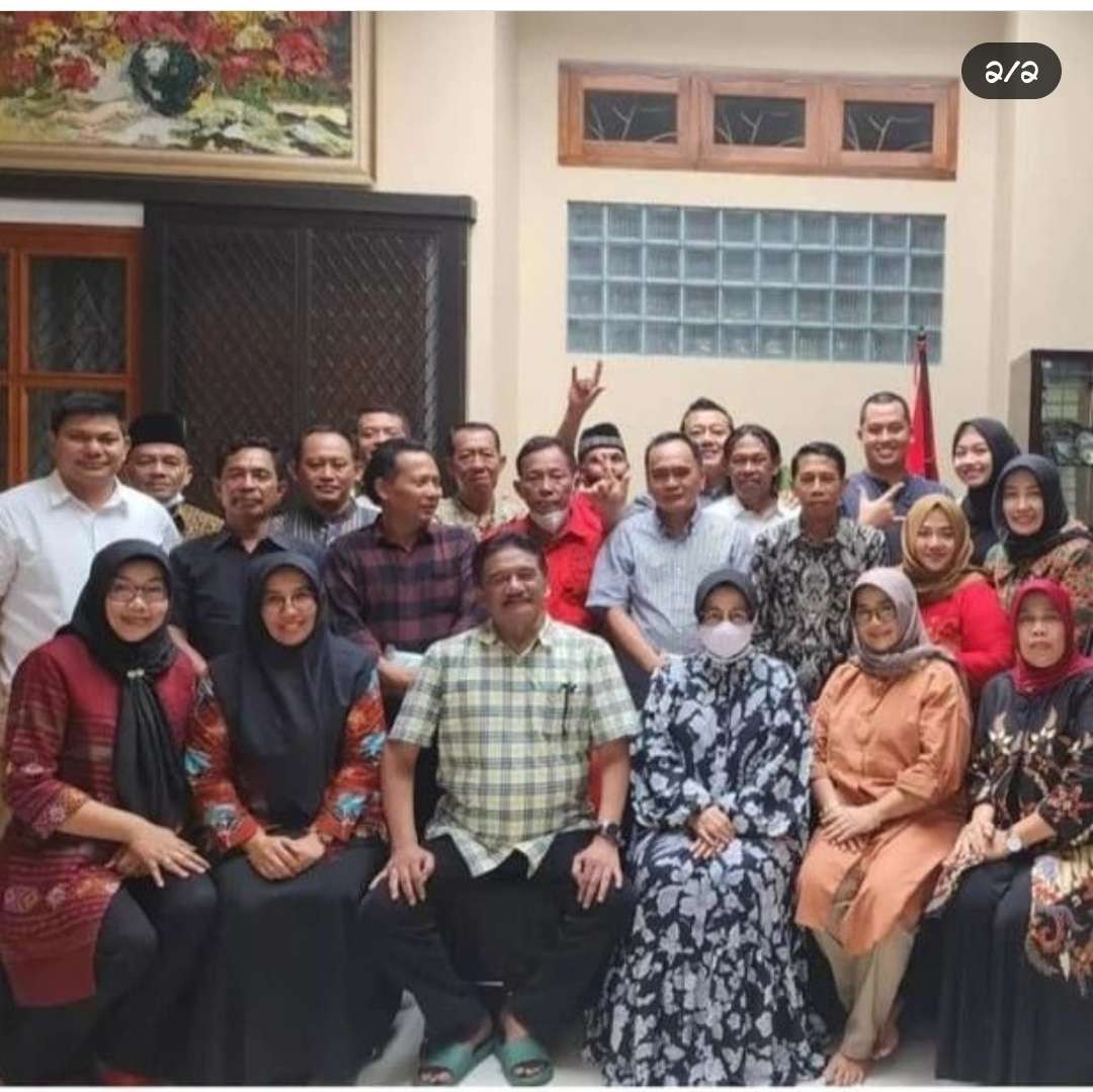 Sinergitas DPC PDI - P Kota dan Kabupaten Kediri Menangkan GP Presiden (Foto Instagran Wara Sundari Renny Pramana)