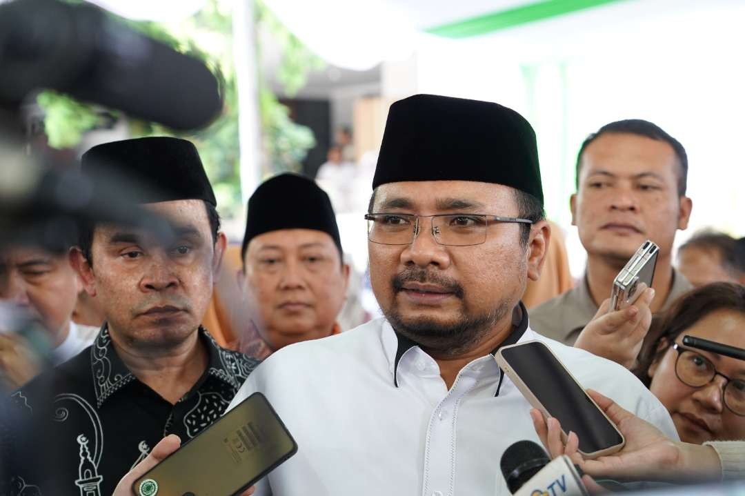 Menteri Agama Yaqut Cholil Qoumas mengecam terjadinya penembakan di kantor Majelis Ulama Indonesia (MUI). (Foto: Dok Kemenag)