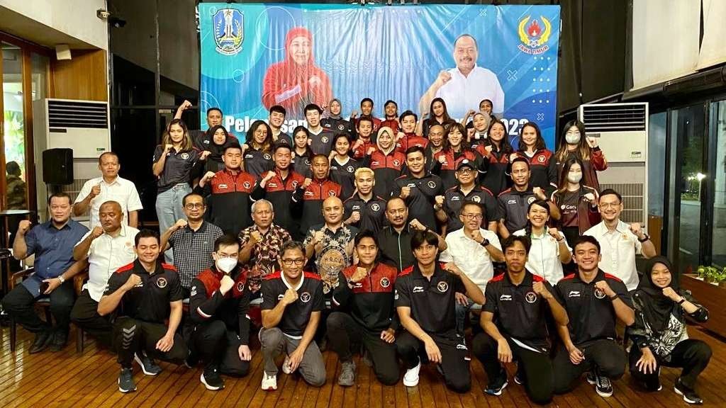 Atlet-Atlet Jawa Timur siap membela Indonesia di SEA Games 2023 Kamboja. (Foto: Ist)