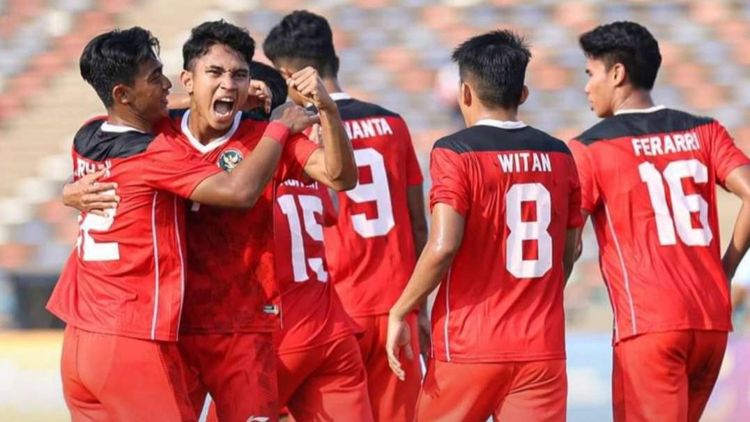 Tim nasional Indonesia U-22 menghantam Myanmar dengan kemenangan besar 5-0 pada pertandingan kedua Grup A SEA Games 2023. (Foto: PSSI)