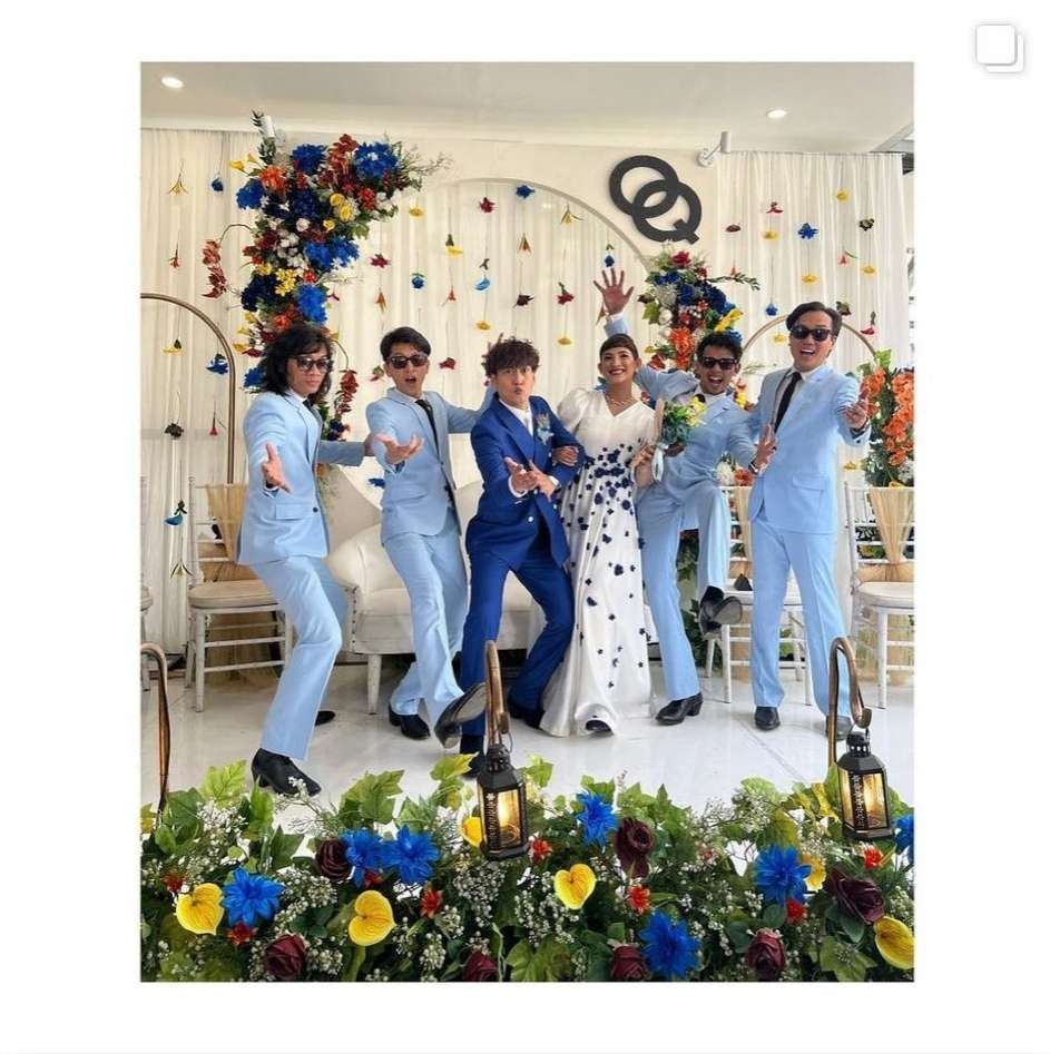 Qubil The Changcuters (tengah) menikah, Sabtu 6 Mei 2023. (Foto: Instagram)