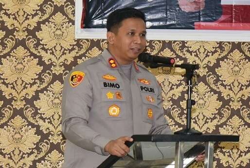Kapolres Bondowoso AKBP Bimo Ariyanto memberikan perhatian pada kasus kekerasan seksual dan penipuan.(Foto:Guido/Ngopibareng.id)