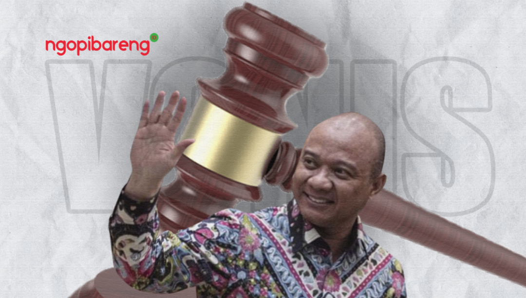 Sidang kasus narkoba Irjen Teddy Minahasa Putra, digelar di PN Jakarta Barat, Selasa, 9 Mei 2023, hari ini. Teddy dituntut hukuman mati. (Foto: CNN)